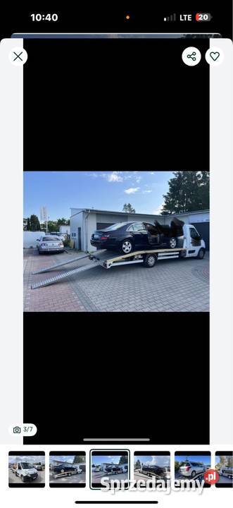 Renault Master Laweta Autolaweta Hak 125 Koni 6 światła przeciwmgłowe Kielce