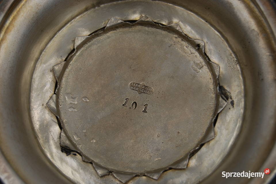 Piękna stara patera bracia Buch Warszawa 1882 r Poznań