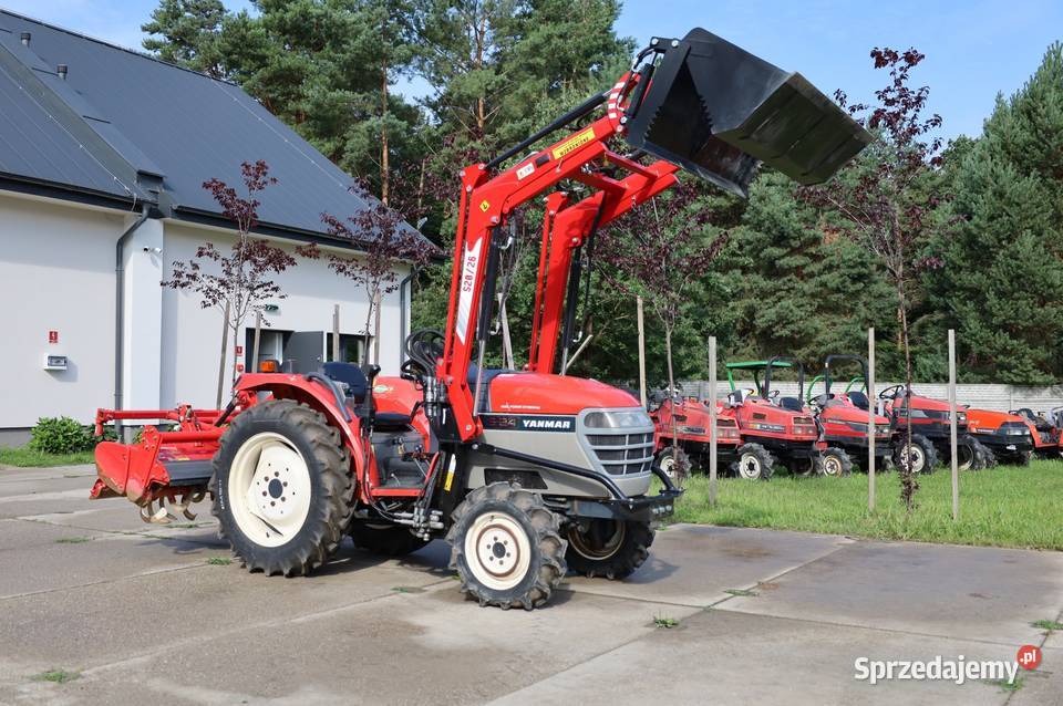 GLOBAL mini traktorek Yanmar RS24D z ładowaczem Yanmar