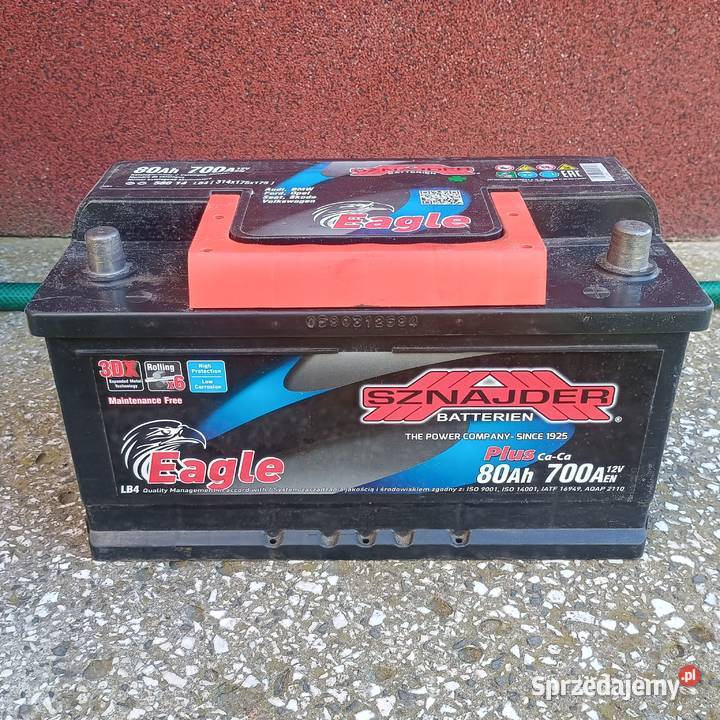 Akumulator 80Ah 700A Sznajder Eagle lubelskie Lublin