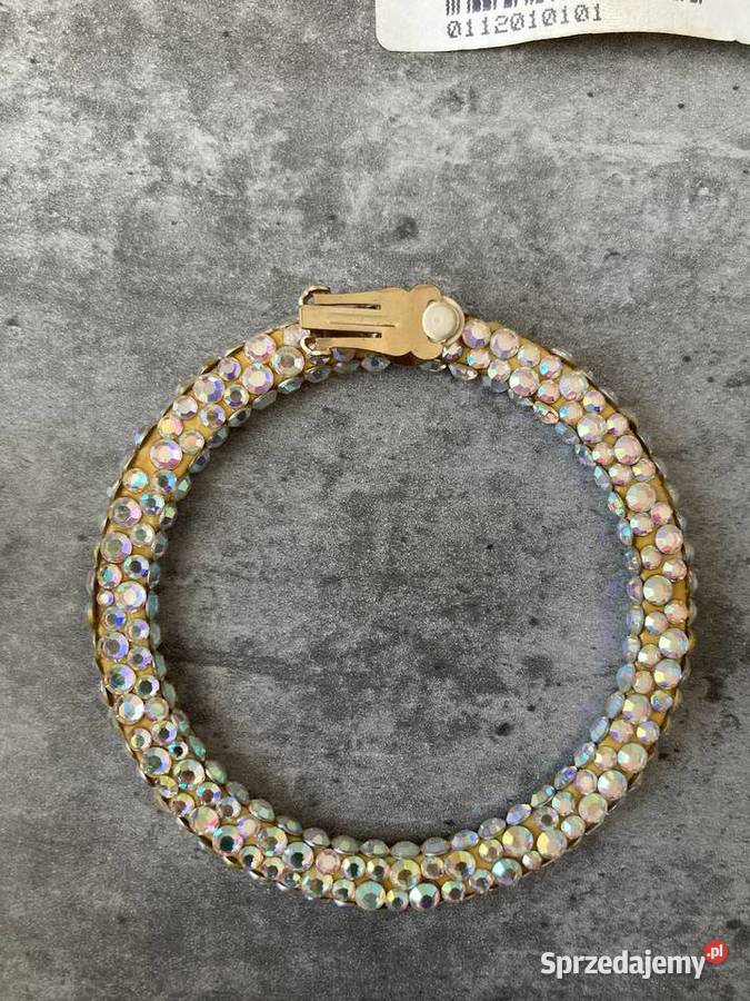 Nowe błyszczące unikatowe klipsy vintage USA Nisko