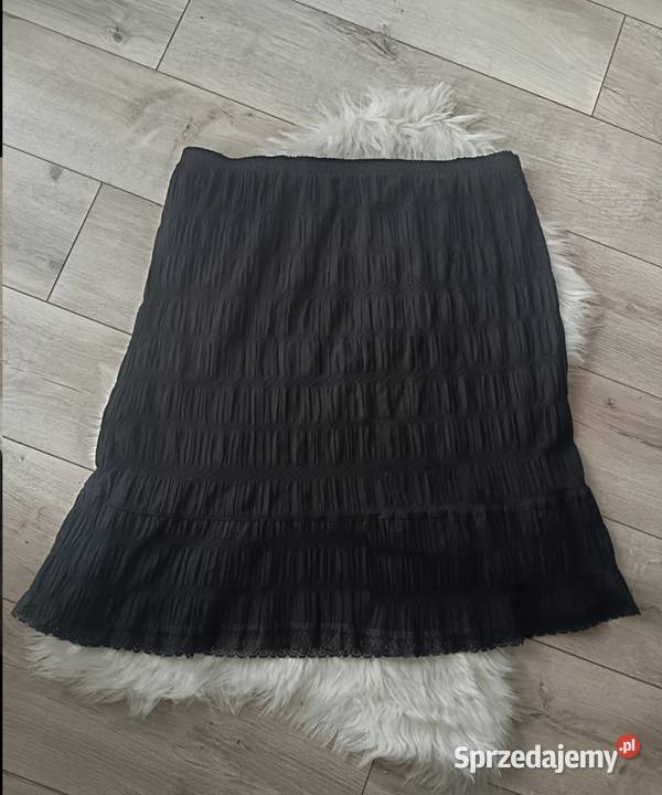 Spódnica długa czarna rozkloszowana 2YK oversize Długość Midi Odzież damska podkarpackie Krosno