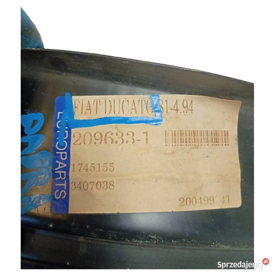 Reperaturka nadkola blaszana 2096331 łuk koła Rok produkcji 1994 wielkopolskie sprzedam