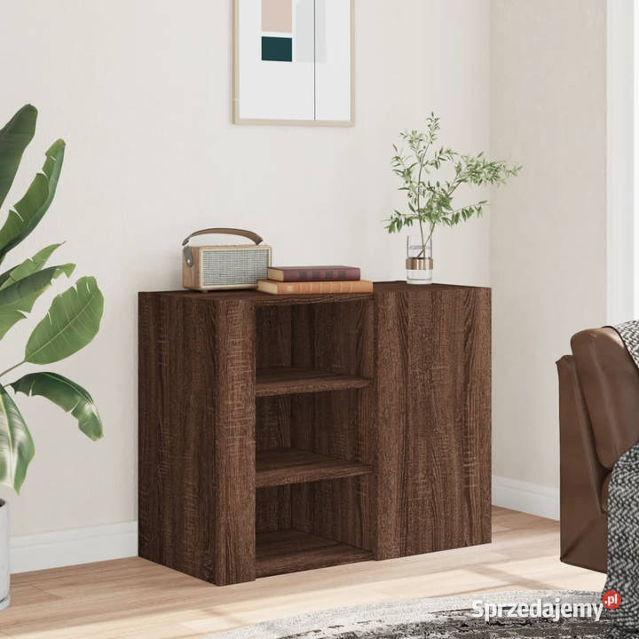 Szafka wisząca brązowy dąb 75x35x60 WM848429