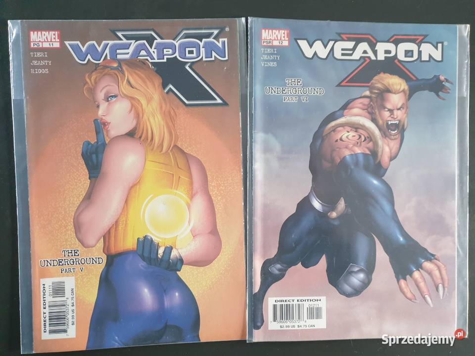 Weapon X zestaw 14 komiksów Marvel USA Superbohaterowie Gdynia