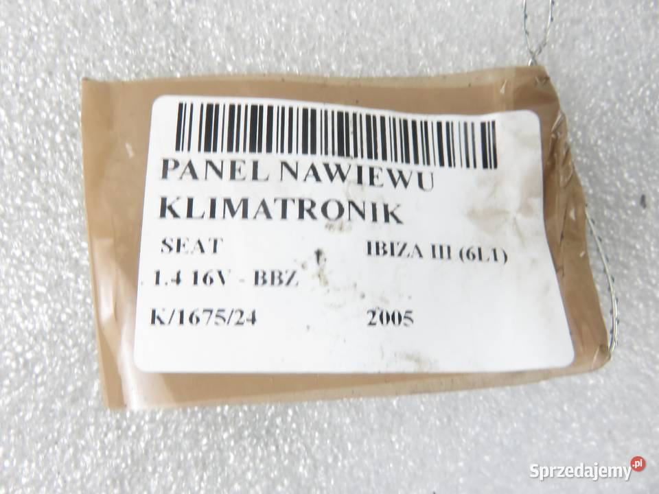 KLIMATRONIK SEAT IBIZA III 6L1 6L0820043E