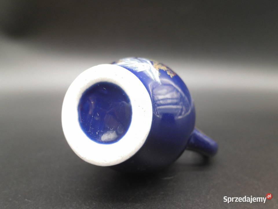 Porcelanowy wazonwazonik kobaltowy Raszków sprzedam