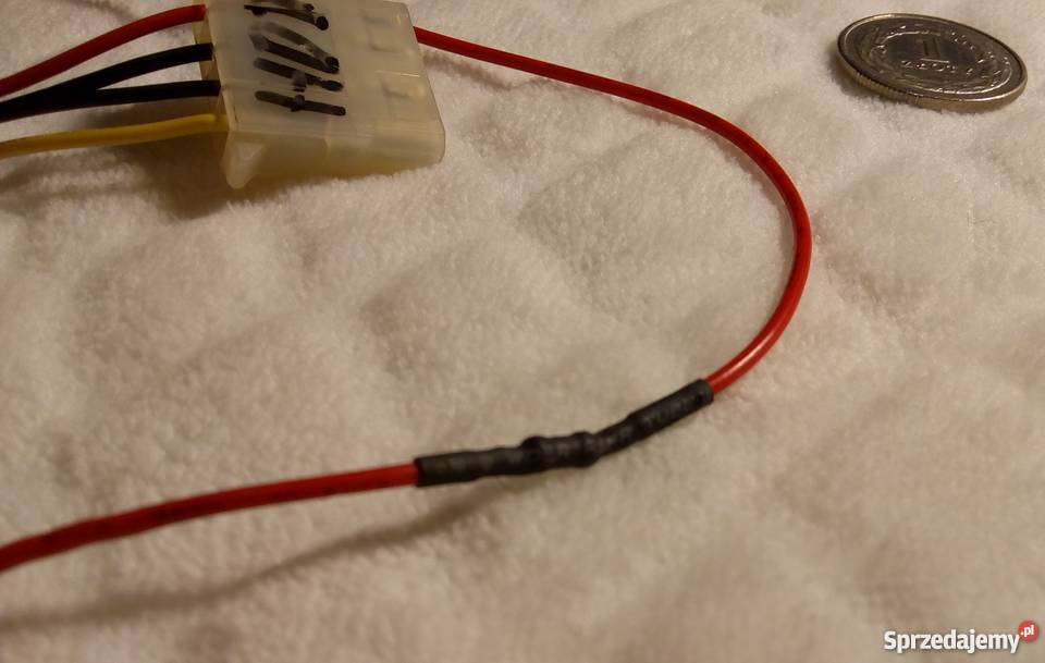 Kabel Molex 4 PIN żeński Molex 4 PIN męski Dioda Rogoźnik sprzedam