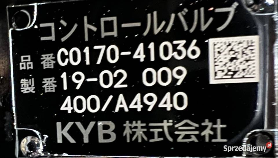 KYB 400A4940 C017041036 Rozdzielacz hydrauliczny Poznań
