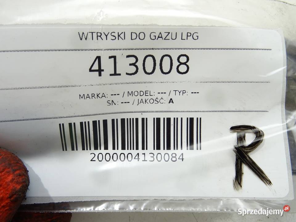 WTRYSKI DO GAZU LPG WTRYSK GAZU GAZOWY