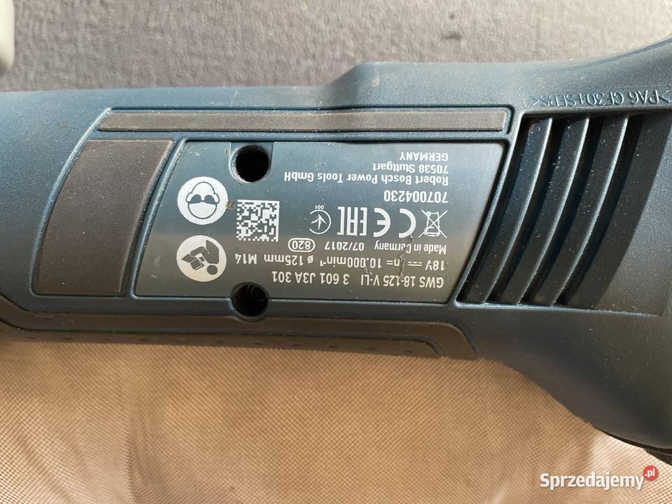 Szlifierka bosch aku 18v body opolskie Brzeg