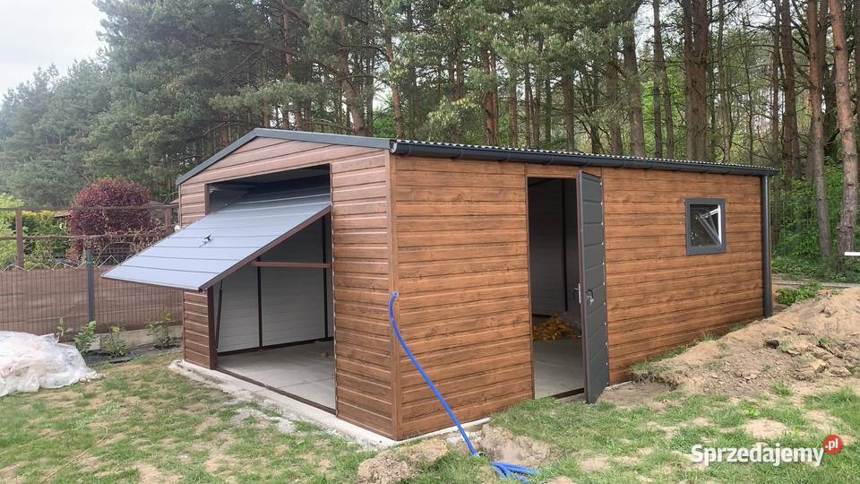 Garaże blaszane na każdy wymiar wzmacniane Dom i Ogród Brodnica
