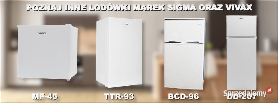 Lodówka z zamrażarką Vivax Slim 152174L Low 152cm małopolskie Skawina