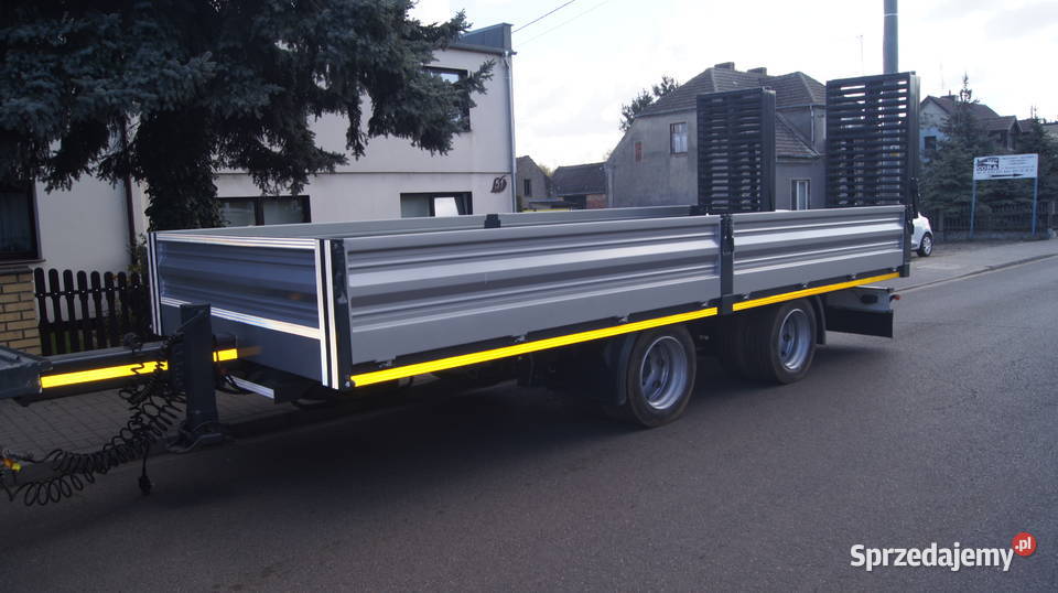 przyczepa towarowa najazdy na sprężynach burty Kąty Wrocławskie sprzedam