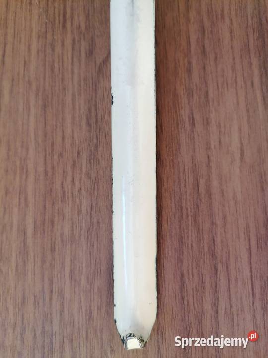 Łyżka wazowa chochla emaliowana PRL Łódź