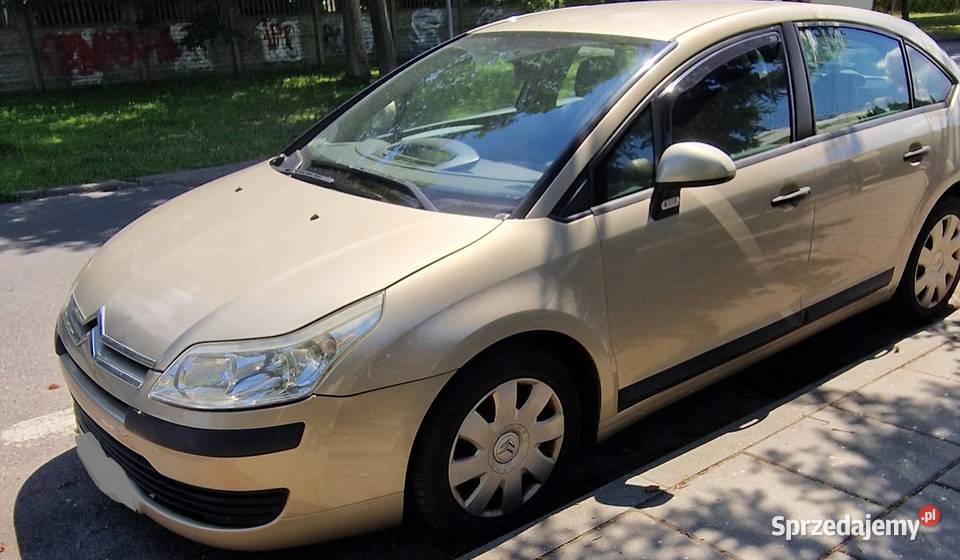 Citroen C4 16 Hdi diesel 2007r złoty Kraków C4