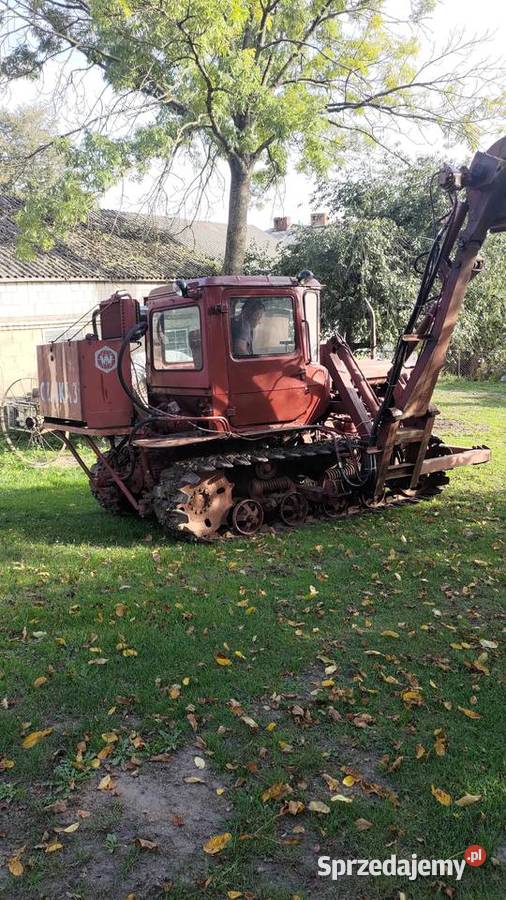 DT 75 błotniak z przyrządem meliracyjnym Wierszczyca sprzedam