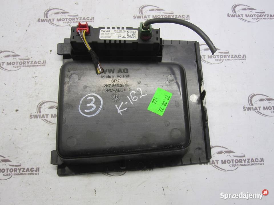 VOLKSWAGEN CADDY IV 22r gniazdo USB 5NA035736 Kielce