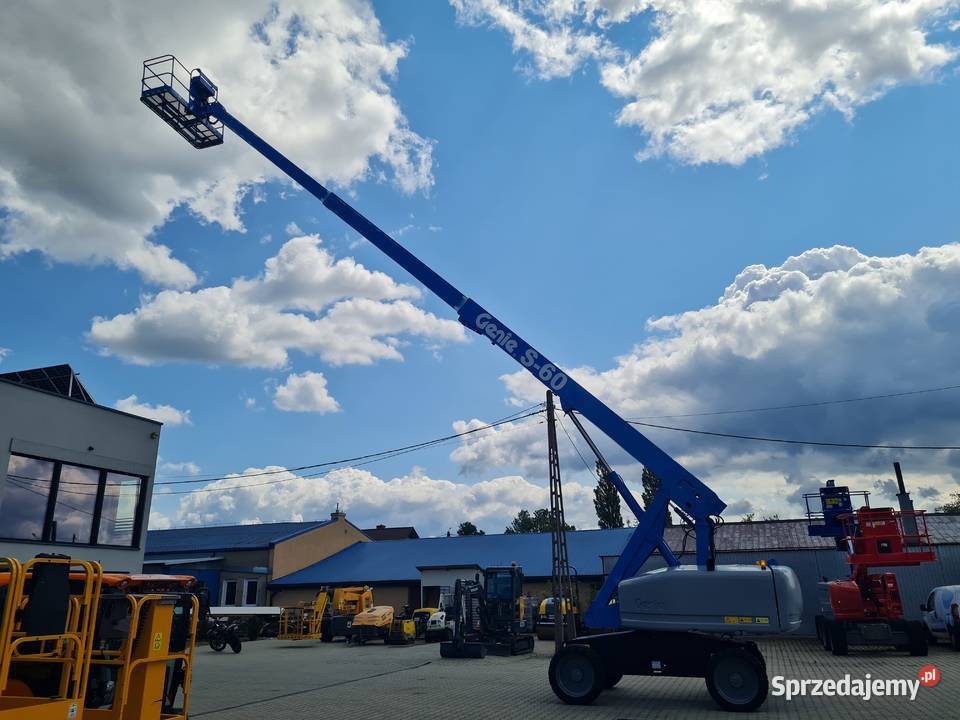 Genie S60 HC podnośnik teleskopowy spalinowy wys małopolskie Dąbrowa Tarnowska
