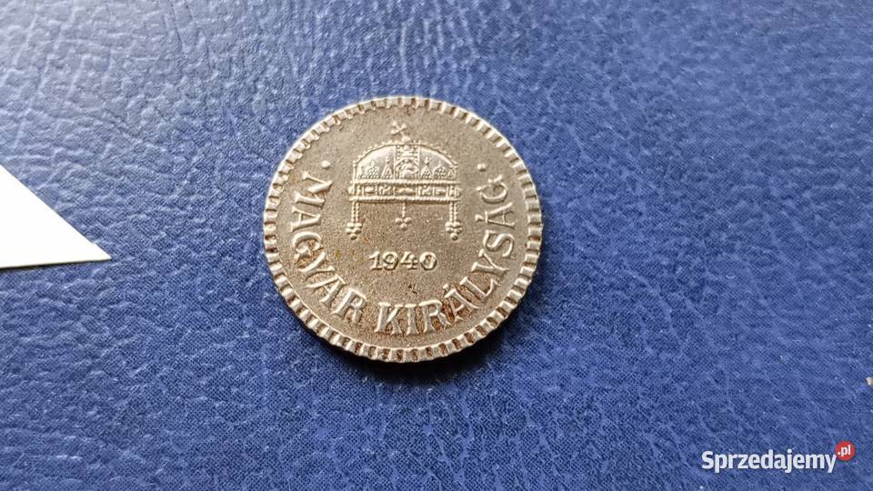 Stare moety 2 filler 1940 Węgry stan menniczy podkarpackie Lesko