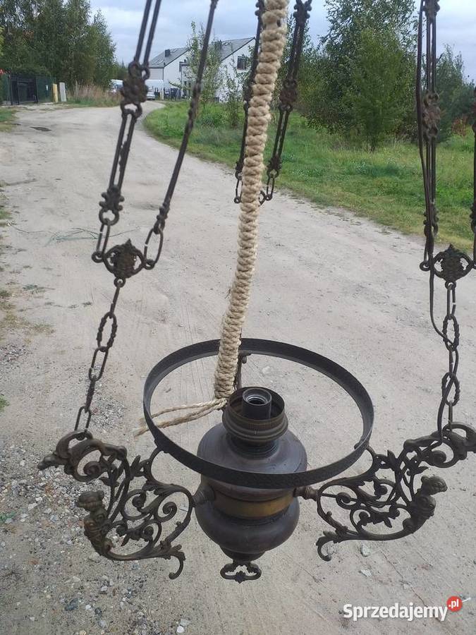 Lampa mosiężne wiszące
