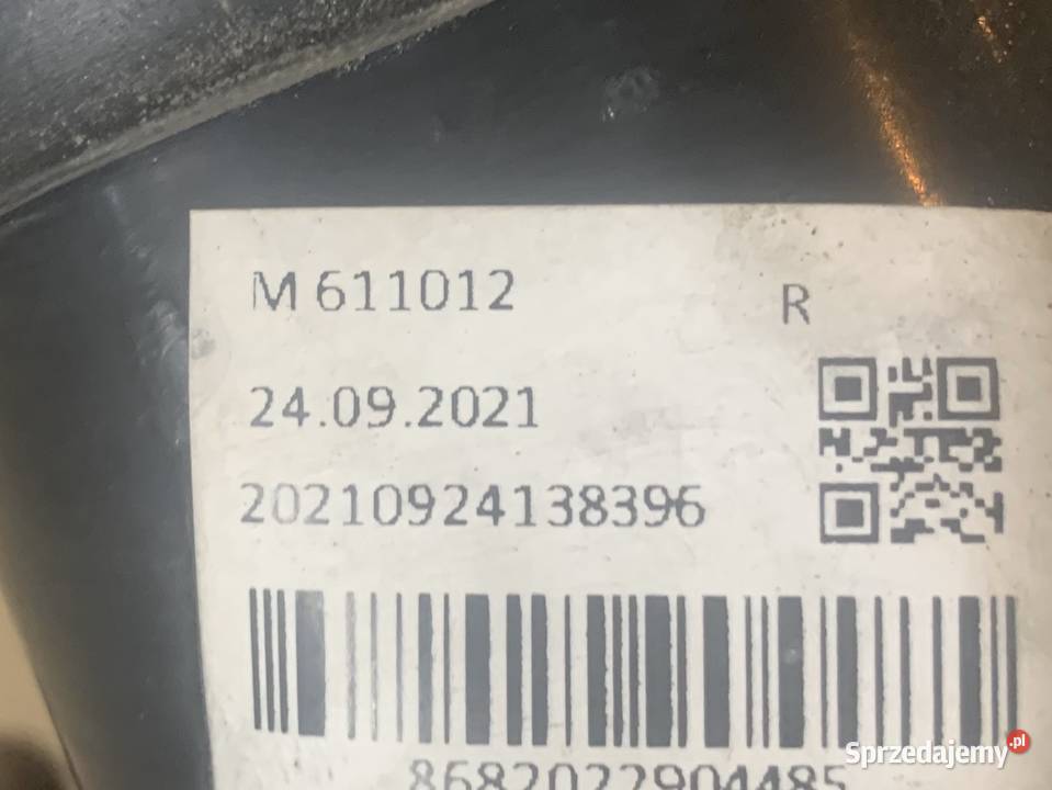 Lampa tył tylna prawa 611012 opel combo c Szczecin sprzedam