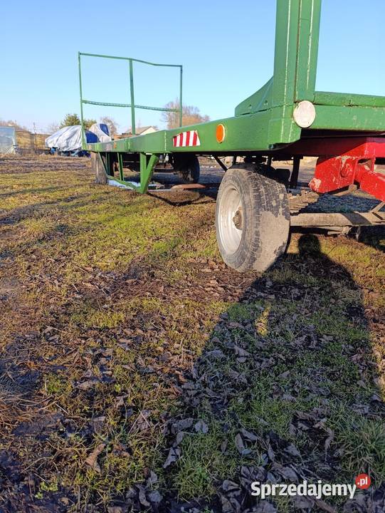 Przyczepa do słomy balotów beli laweta dłużyca Szadek