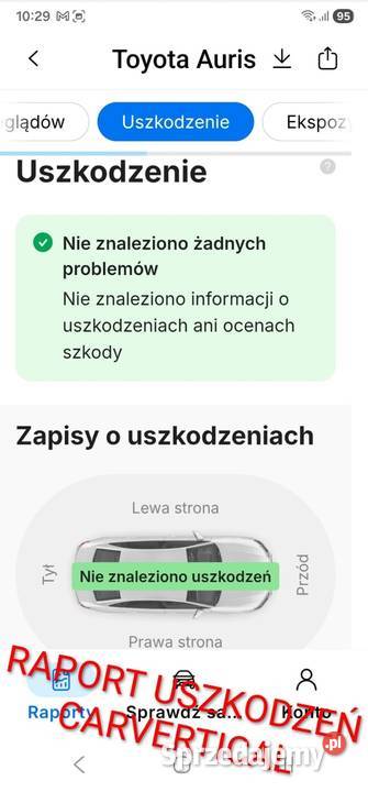 Toyota Auris 1 Właściciel ASO 100 bezwypadkowa