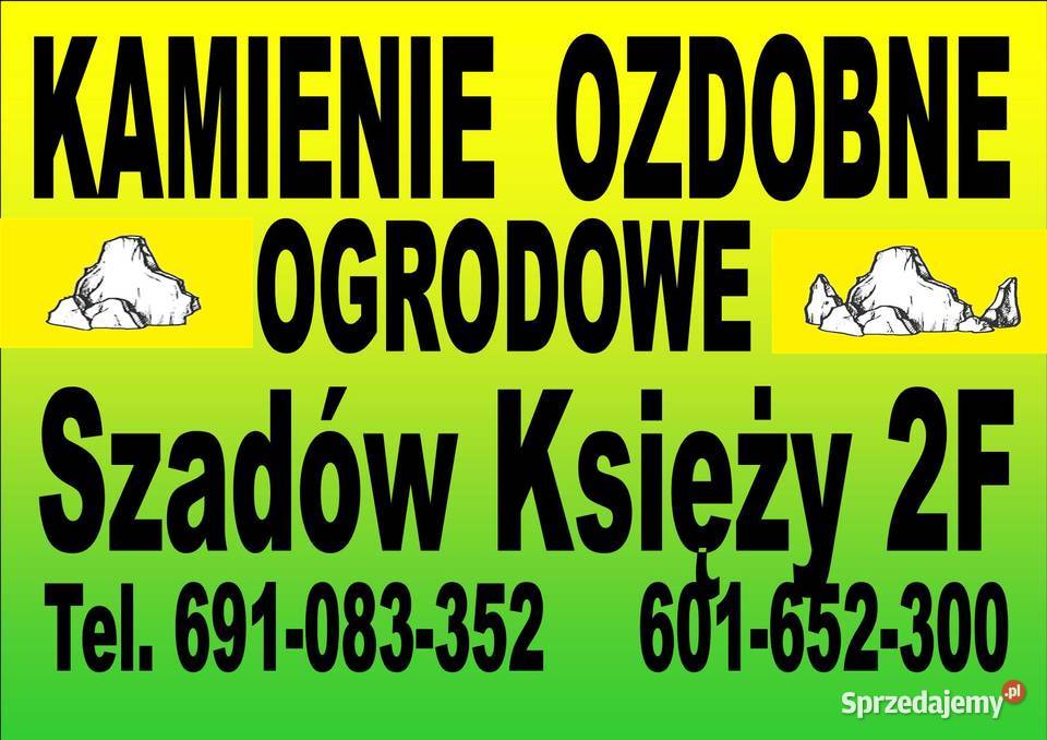 kamienie ozdobne ogrodowe grys otoczaki Szadów Księży