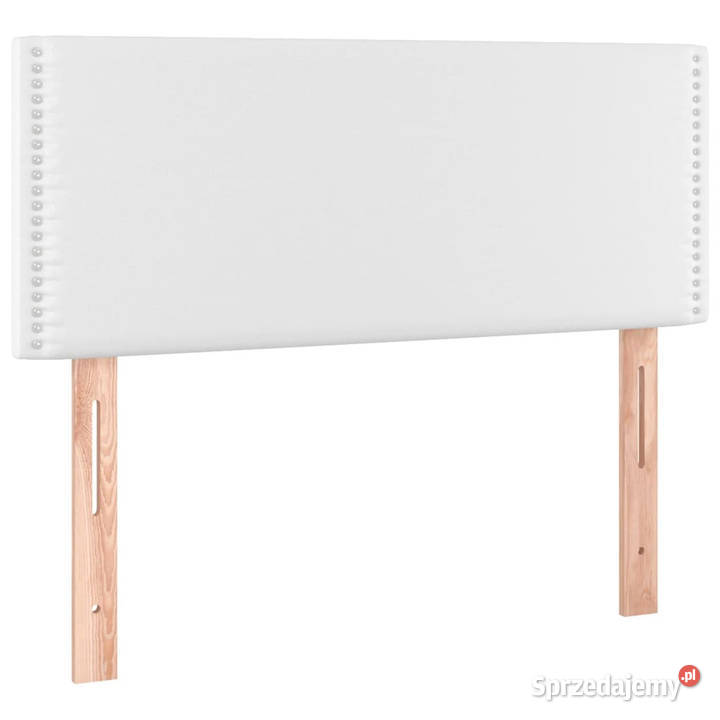 Zagłówek do łóżka z LED biały 100x5x7888 Warszawa