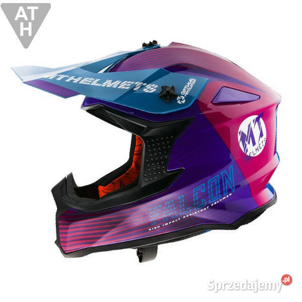 KASK MT CROSS RÓŻOWO NIEBIESKI SM AUTOTECH Mrągowo sprzedam