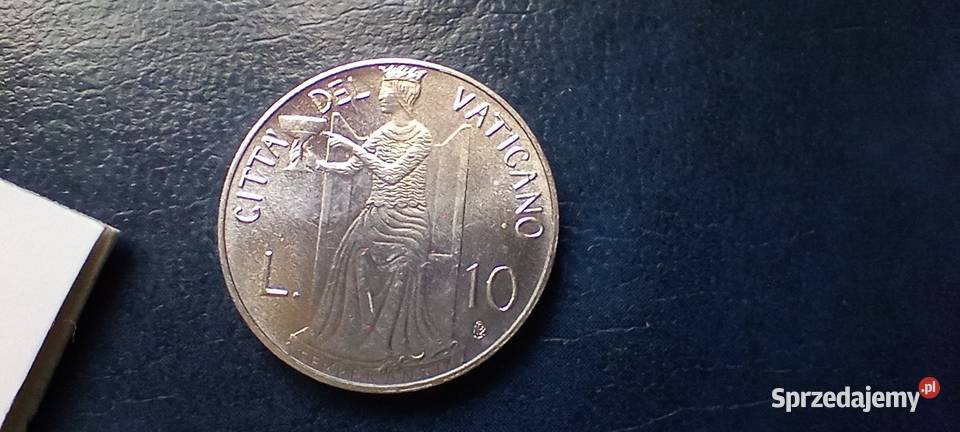 Stare monety 10 lir 1980 Watykan Numizmatyka Lesko