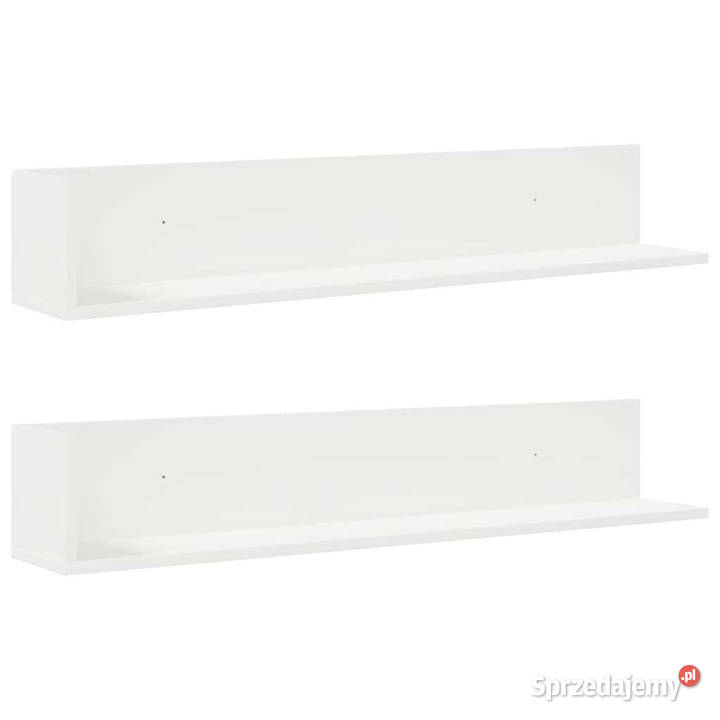 Półki ścienne 2 białe 100x165x165 WM860040 mazowieckie Warszawa