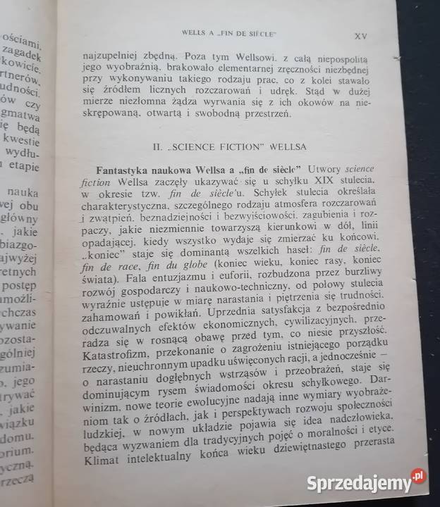 Herbert G Wells Wehikuł czasu Ossolineum 1985 r sprzedam