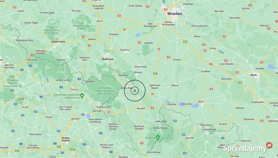 Działka Dzikowiec Góry Sowie Srebrna Góra Nowa Nowa Ruda