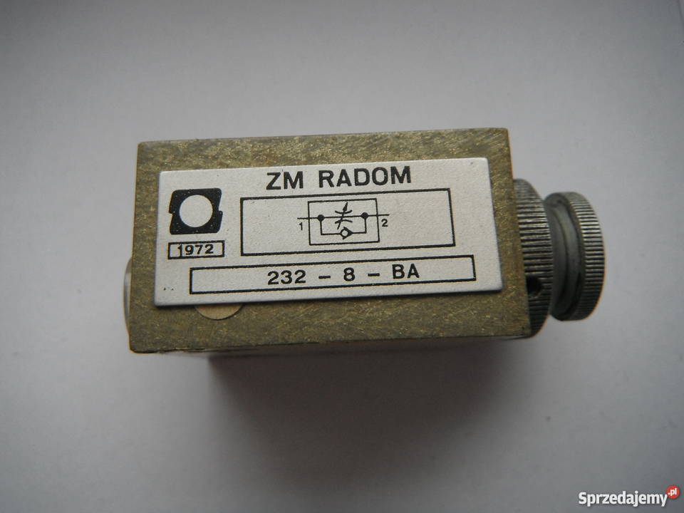 Zawór dławiący ZM Radom 2328BA Nowy regulowany Chlewiska sprzedam