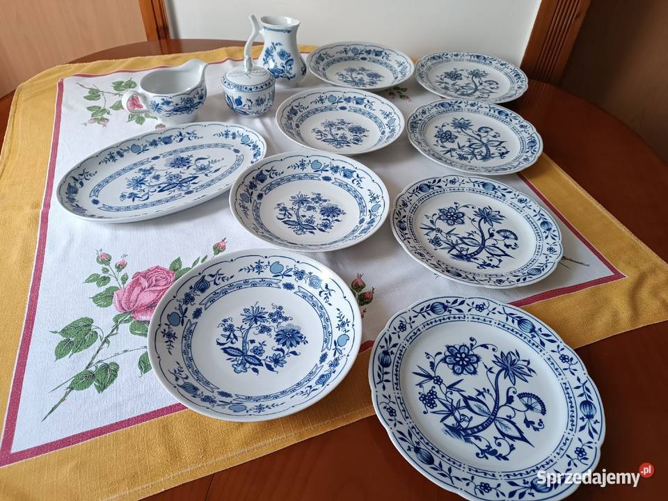 Porcelana na części wzory cebulowe Gorlice