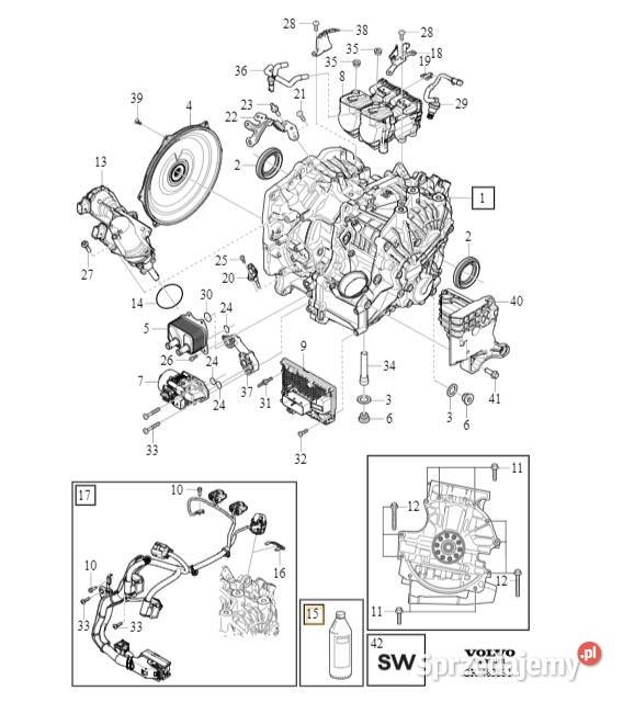 VOLVO S60 V60 XC40 olej automatycznej Motoryzacja Bielany Wrocławskie sprzedam