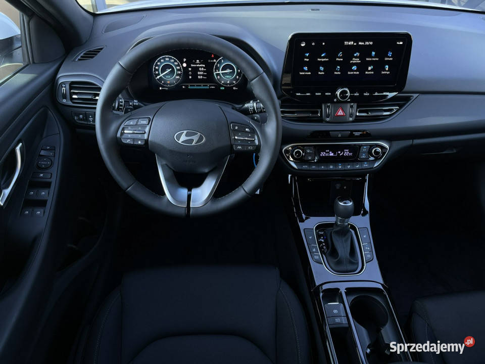 Hyundai i30 15 TGDI 140 7DCT 48V wersja Smart wielofunkcyjna kierownica Piotrków Trybunalski