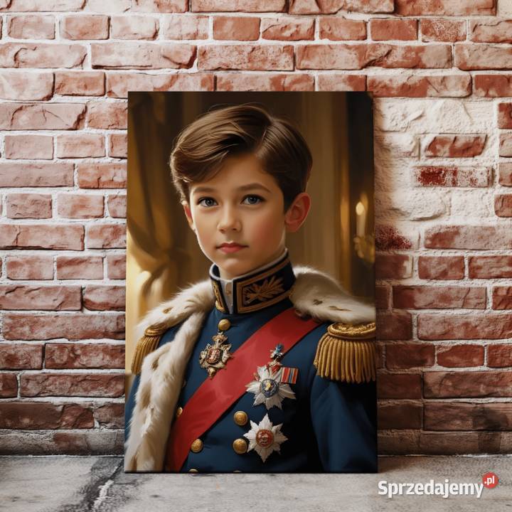 Obraz Portret Królewski na płótnie dziecko mazowieckie Warszawa
