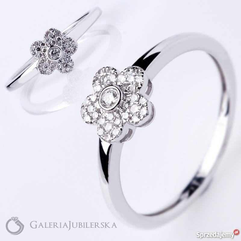 Pierścionek z brylantami śląskie Katowice