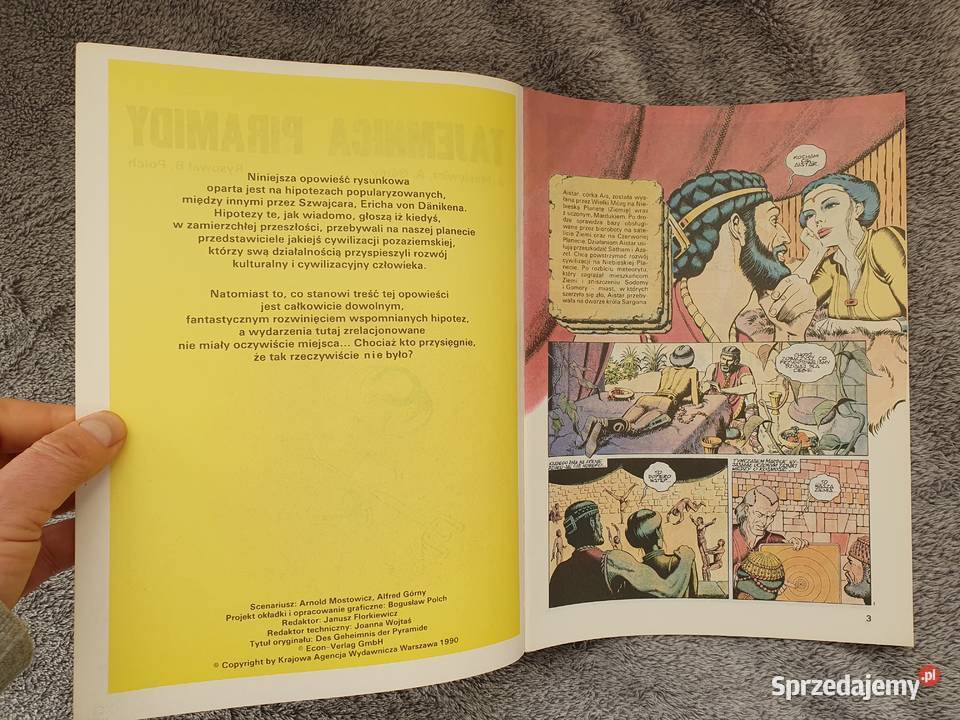 Tajemnica Piramidy wydanie 1 1989 Gdynia