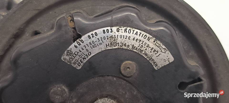 SPRĘŻARKA KLIMATYZACJI VOLKSWAGEN POLO 9N Pozostałe Lipno