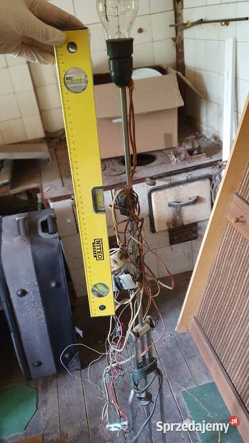 Lampa stojąca podłogowa regulowana rozkładana