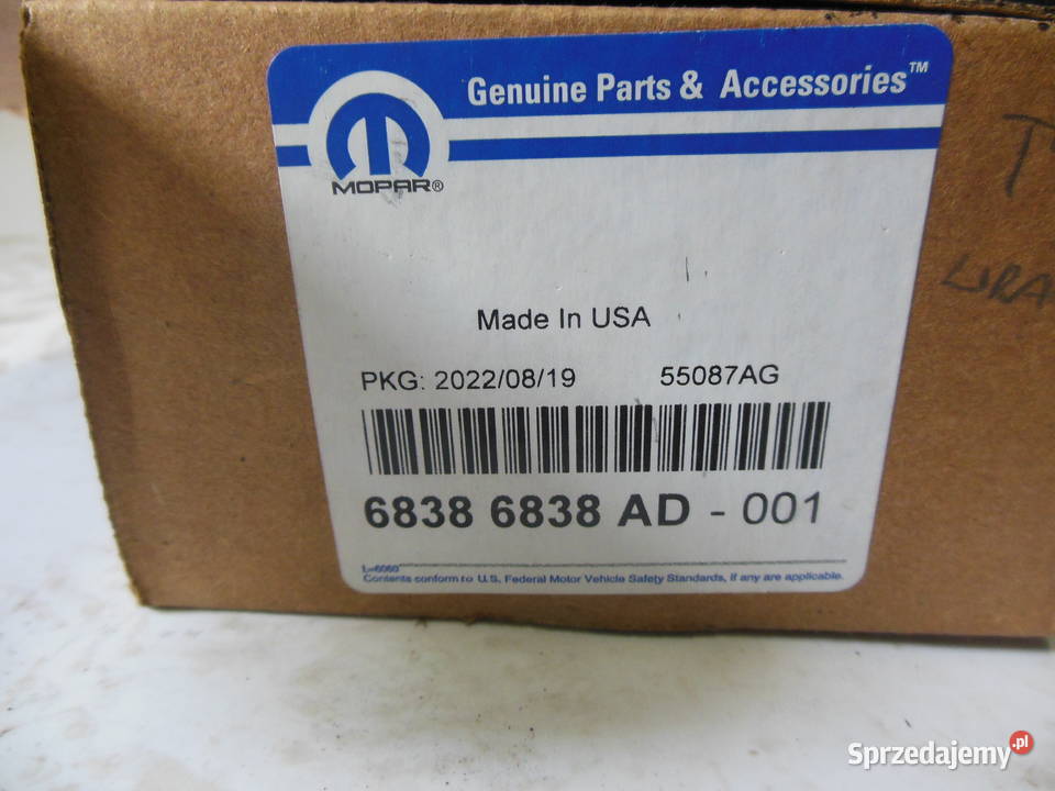 Klocki hamulcowe MOPAR 68386838AD Klocki tył osobowe Kozy