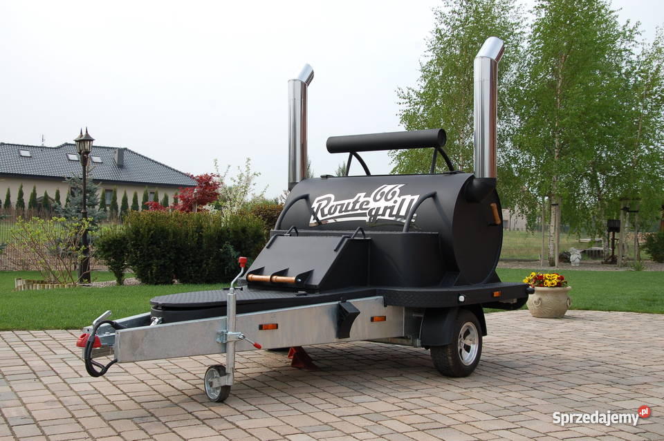 Przyczepa gastronomiczna Bizin Grill BBQ Route66 Golęczewo