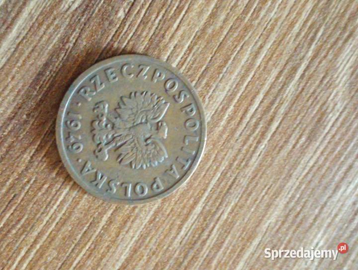 Sprzedam 5 gr 1949 r bzm Numizmatyka Chełm