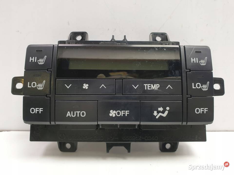 Toyota Land Cruiser J150 150 PANEL KLIMATYZACJI lubelskie Janów