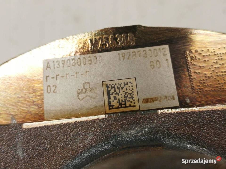 WAŁ KORBOWY A1390300800 20 CGI 45 AMG