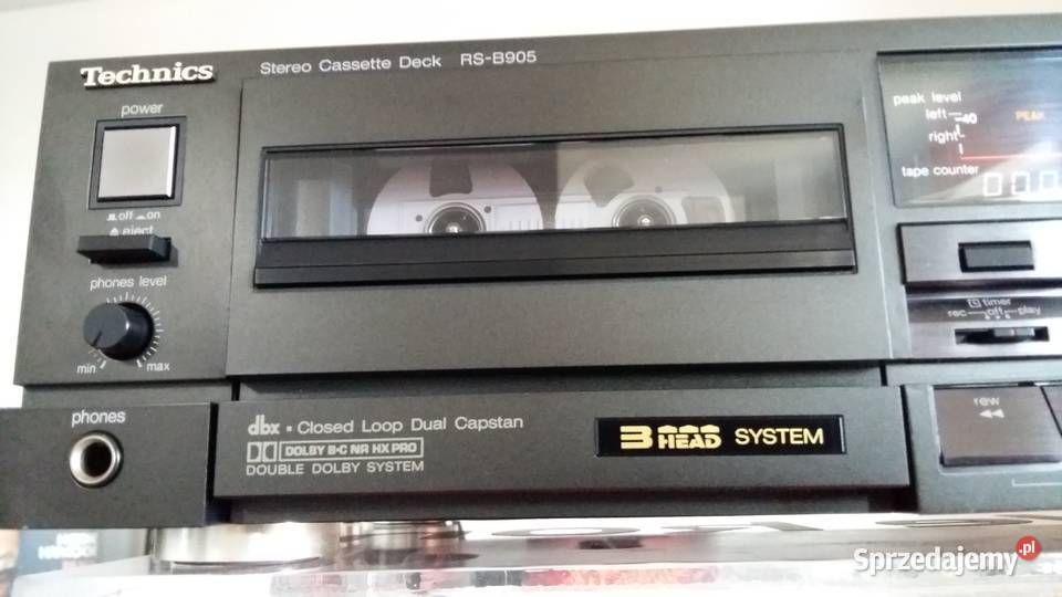 Magnetofon kasetowy Technics RSB905 remoncie Warszawa sprzedam